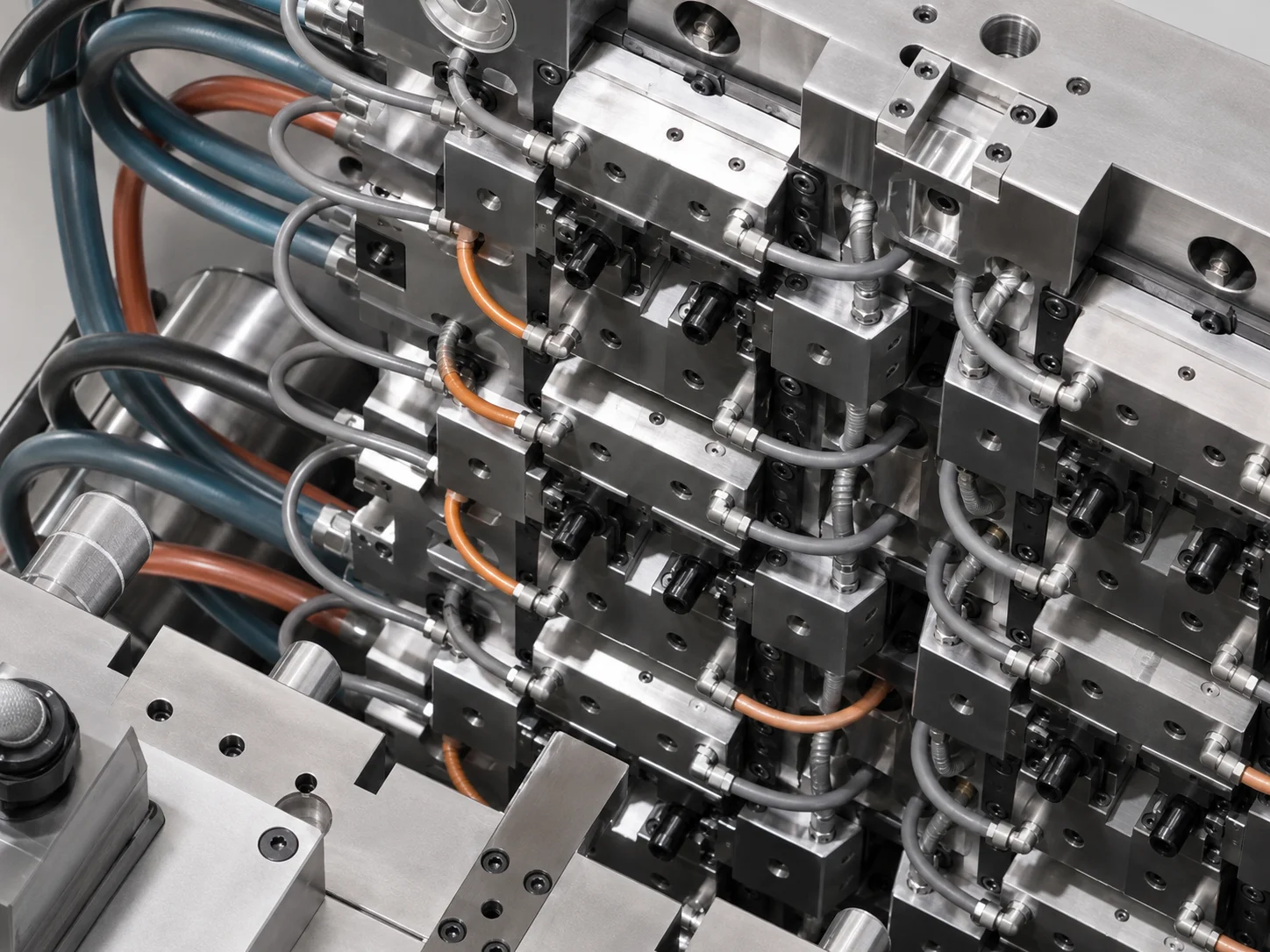 Mold components machined in-house